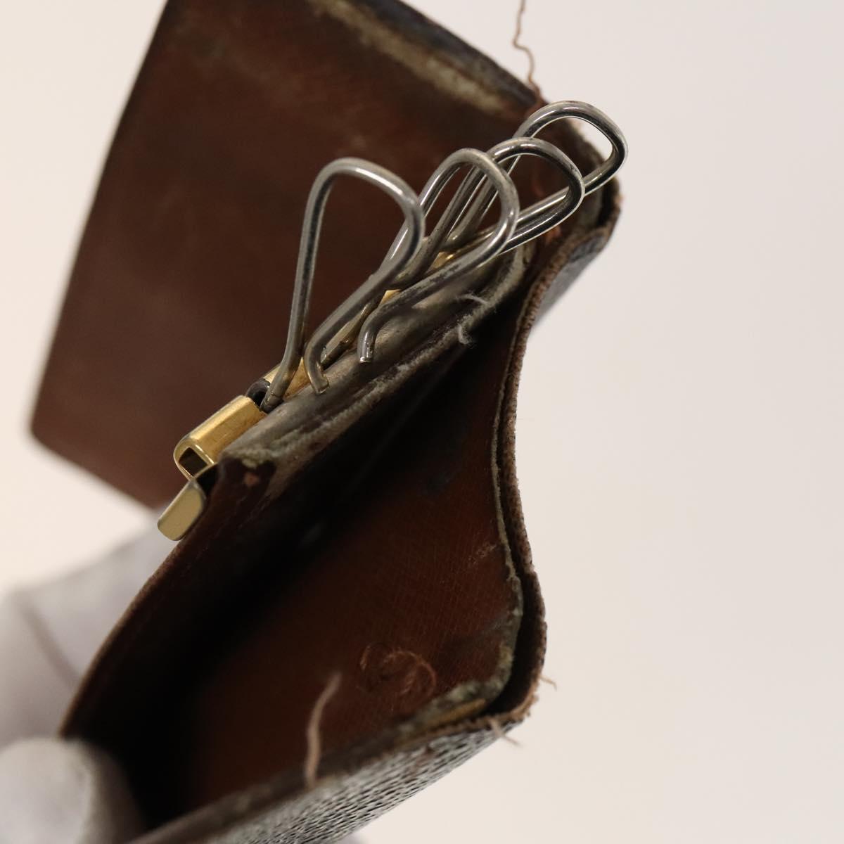 LOUIS VUITTON Monogram Key Case 10set LV Auth CB066