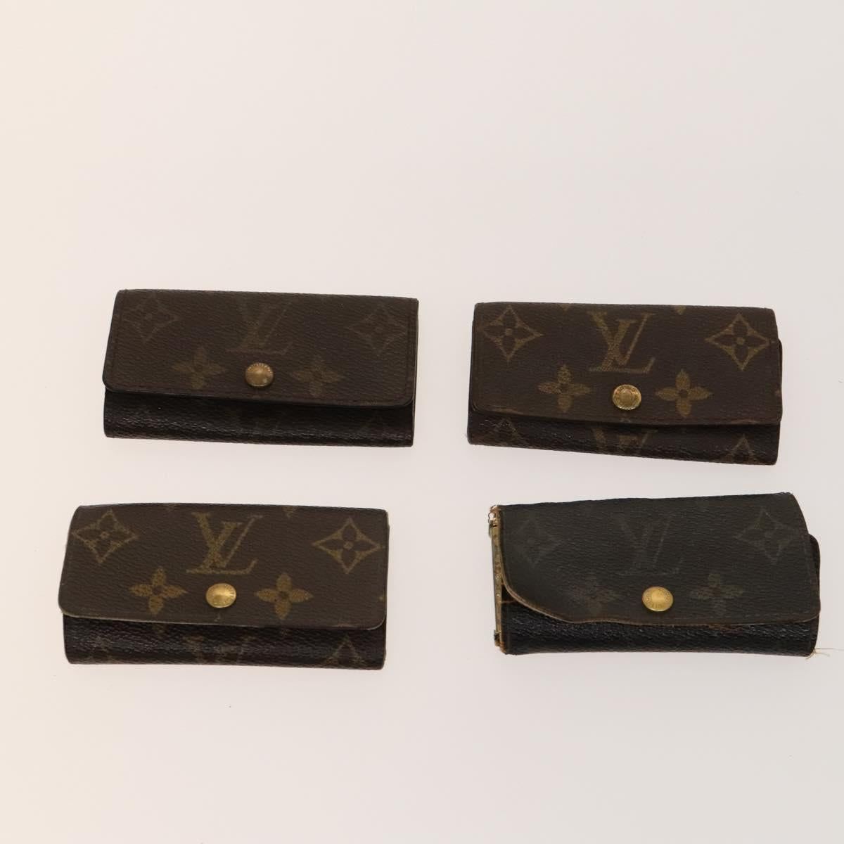 LOUIS VUITTON Monogram Key Case 10set LV Auth CB066