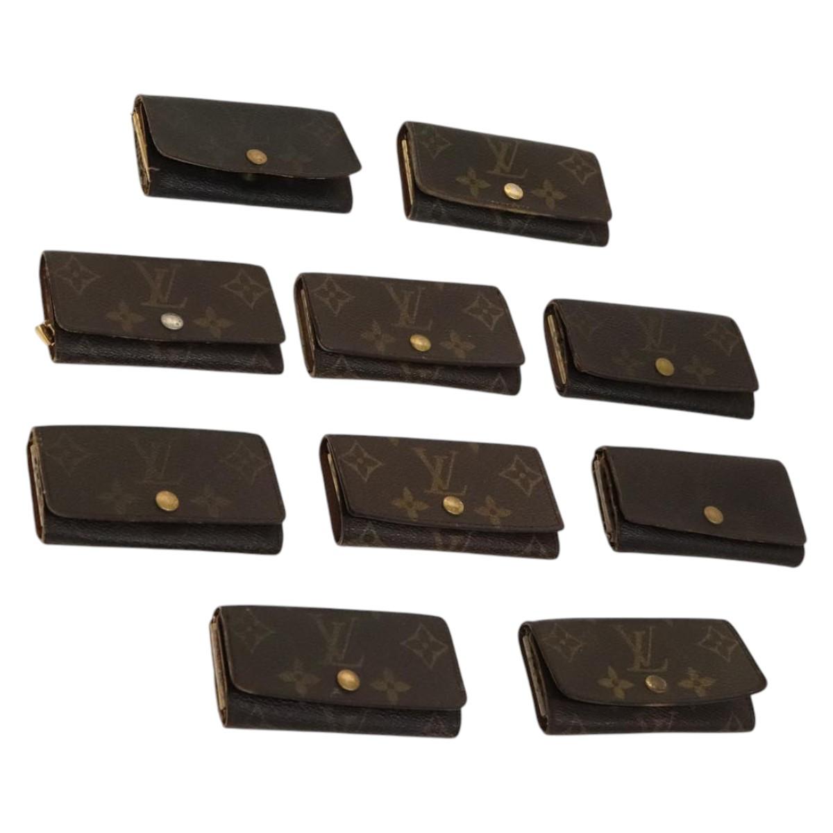 LOUIS VUITTON Monogram Key Case 10set LV Auth CB067