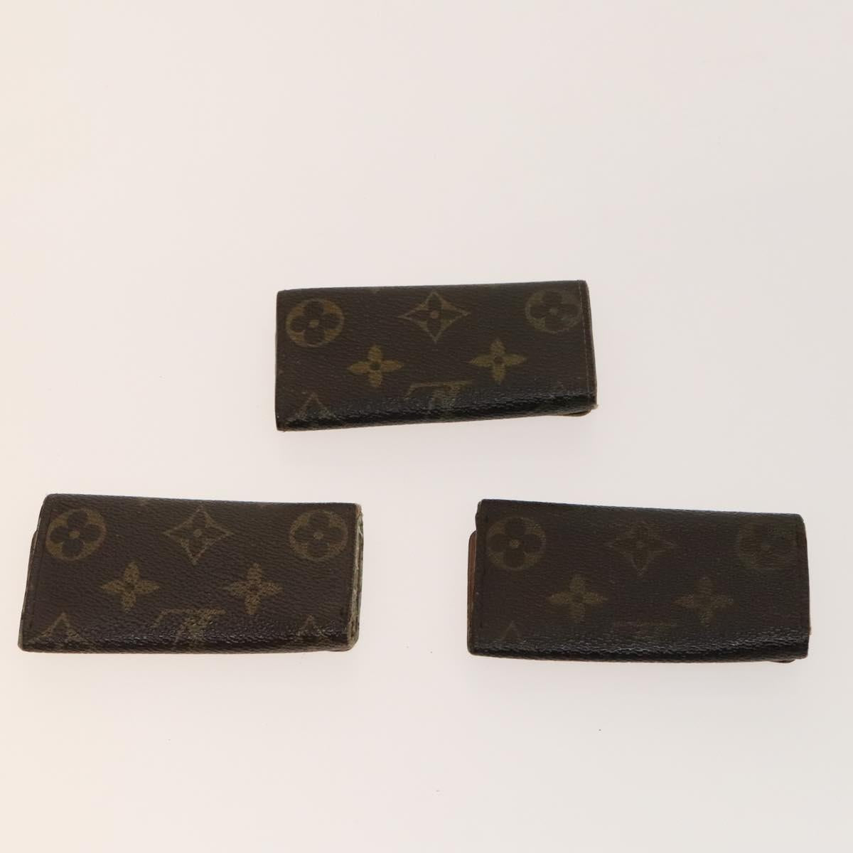 LOUIS VUITTON Monogram Key Case 10set LV Auth CB067
