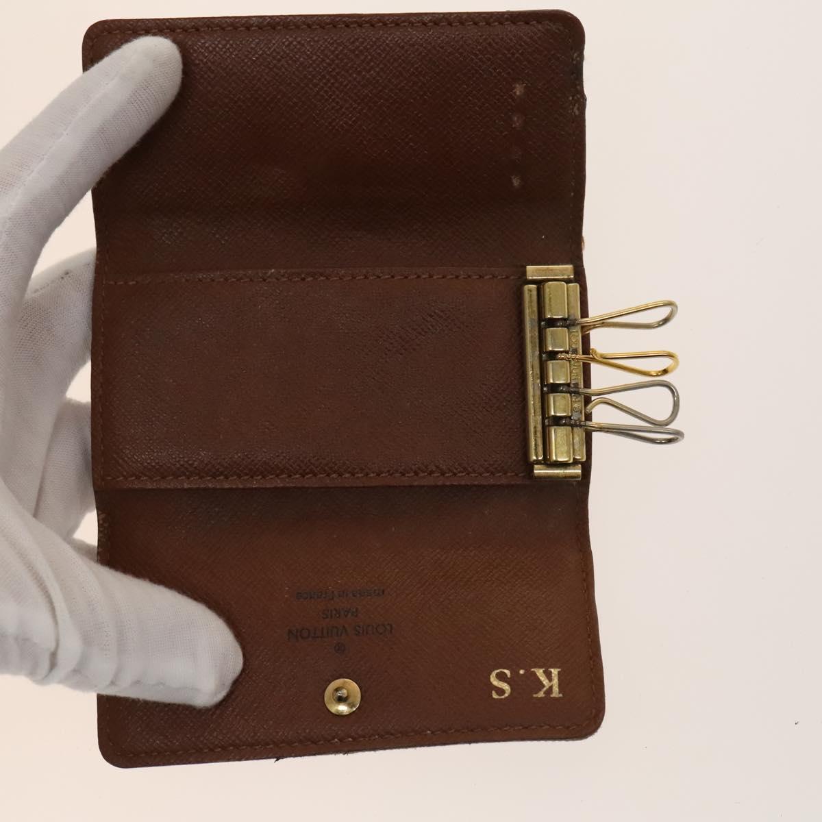 LOUIS VUITTON Monogram Key Case 10set LV Auth CB067