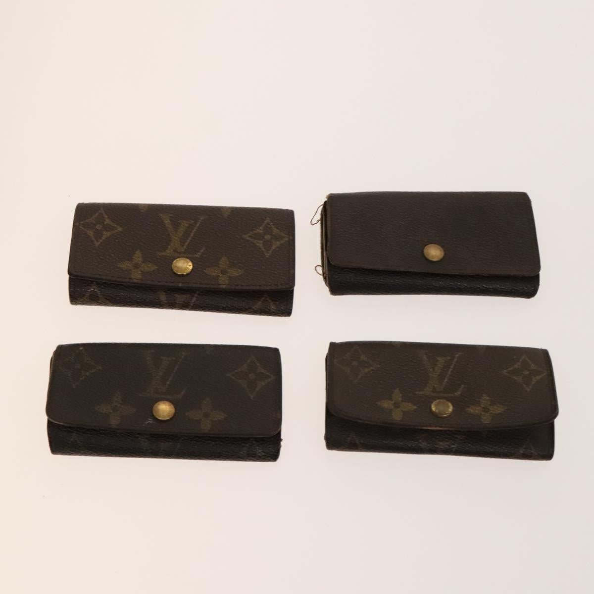 LOUIS VUITTON Monogram Key Case 10set LV Auth CB067