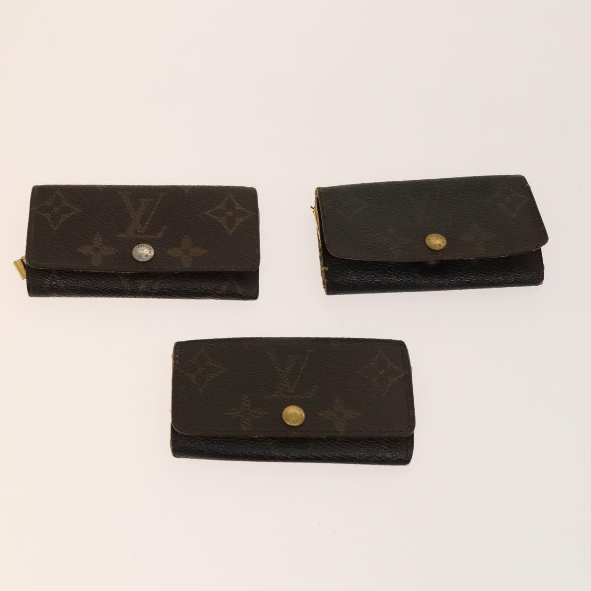 LOUIS VUITTON Monogram Key Case 10set LV Auth CB067