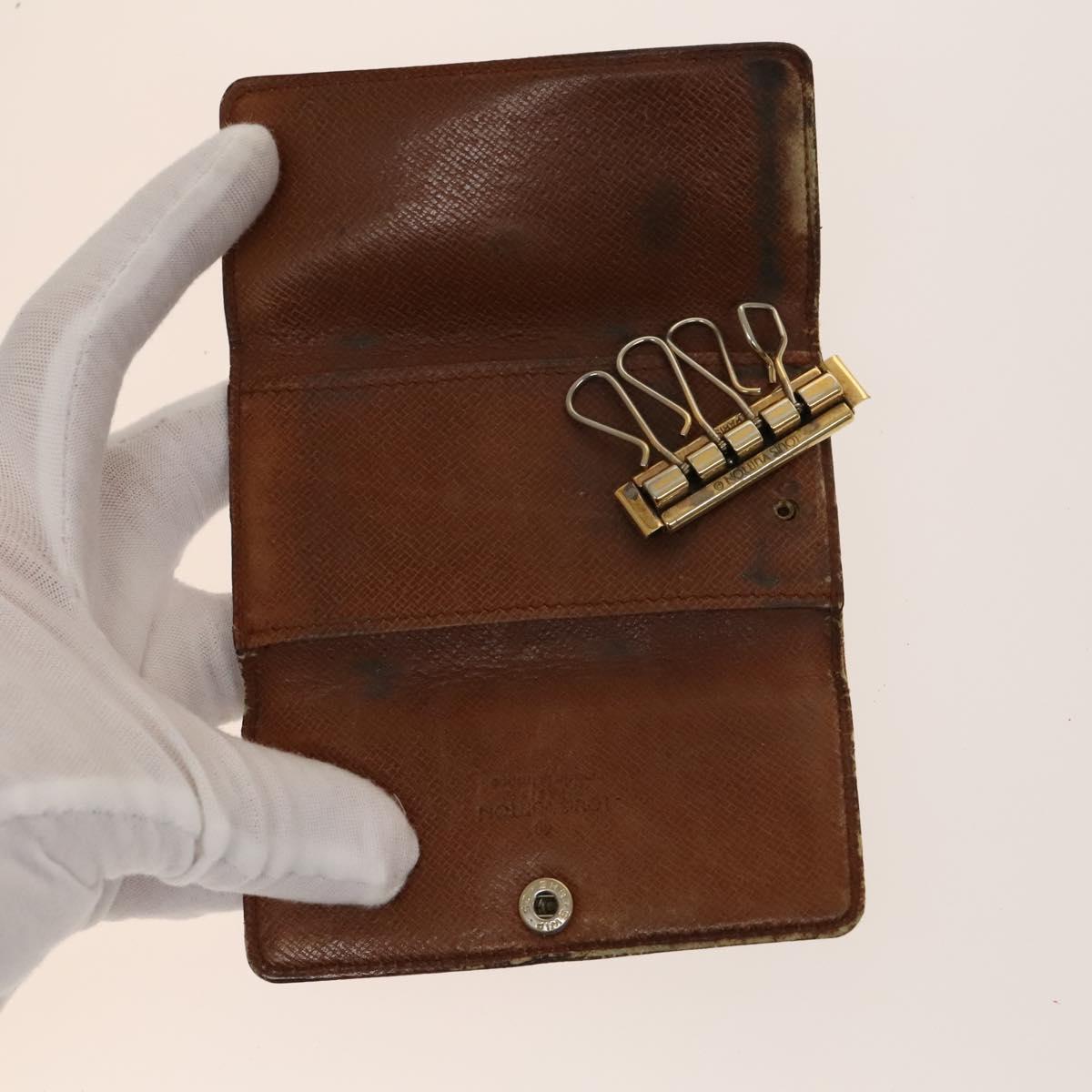 LOUIS VUITTON Monogram Key Case 10set LV Auth CB067