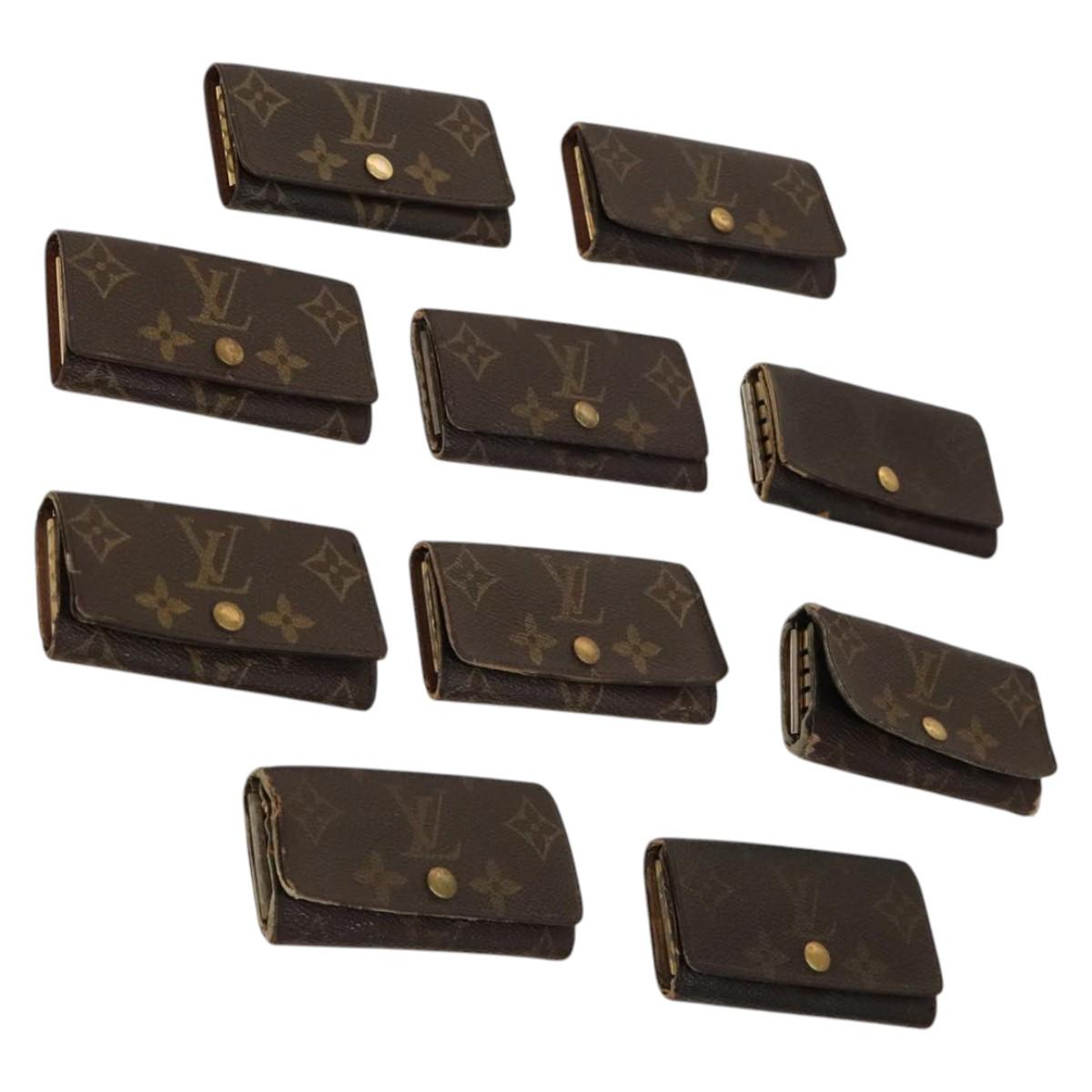 LOUIS VUITTON Monogram Key Case 10set LV Auth CB069