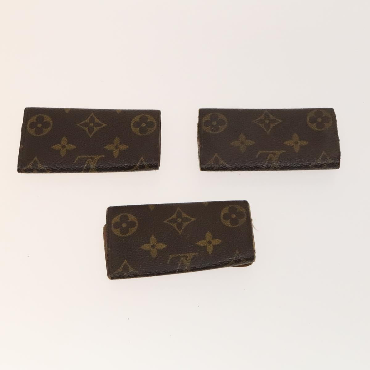 LOUIS VUITTON Monogram Key Case 10set LV Auth CB069