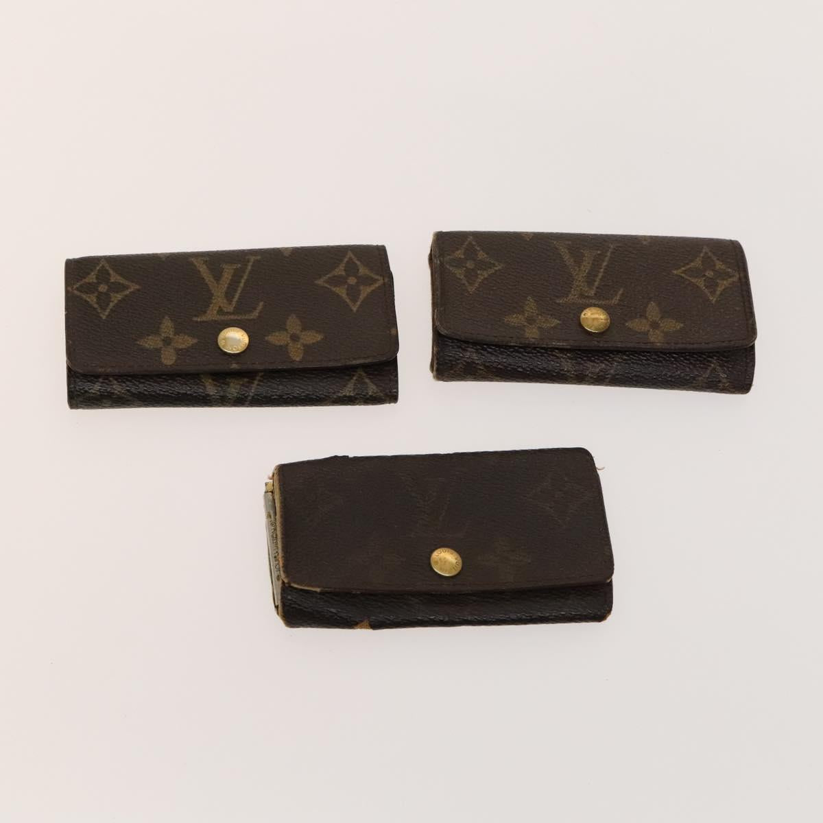 LOUIS VUITTON Monogram Key Case 10set LV Auth CB069
