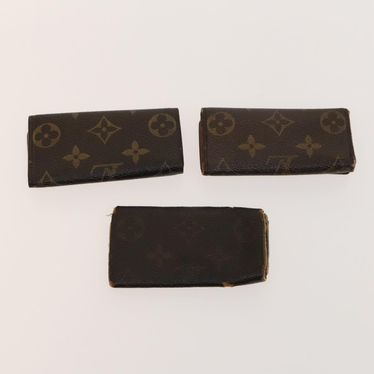 LOUIS VUITTON Monogram Key Case 10set LV Auth CB069
