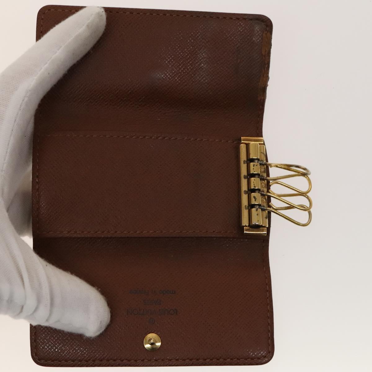 LOUIS VUITTON Monogram Key Case 10set LV Auth CB069