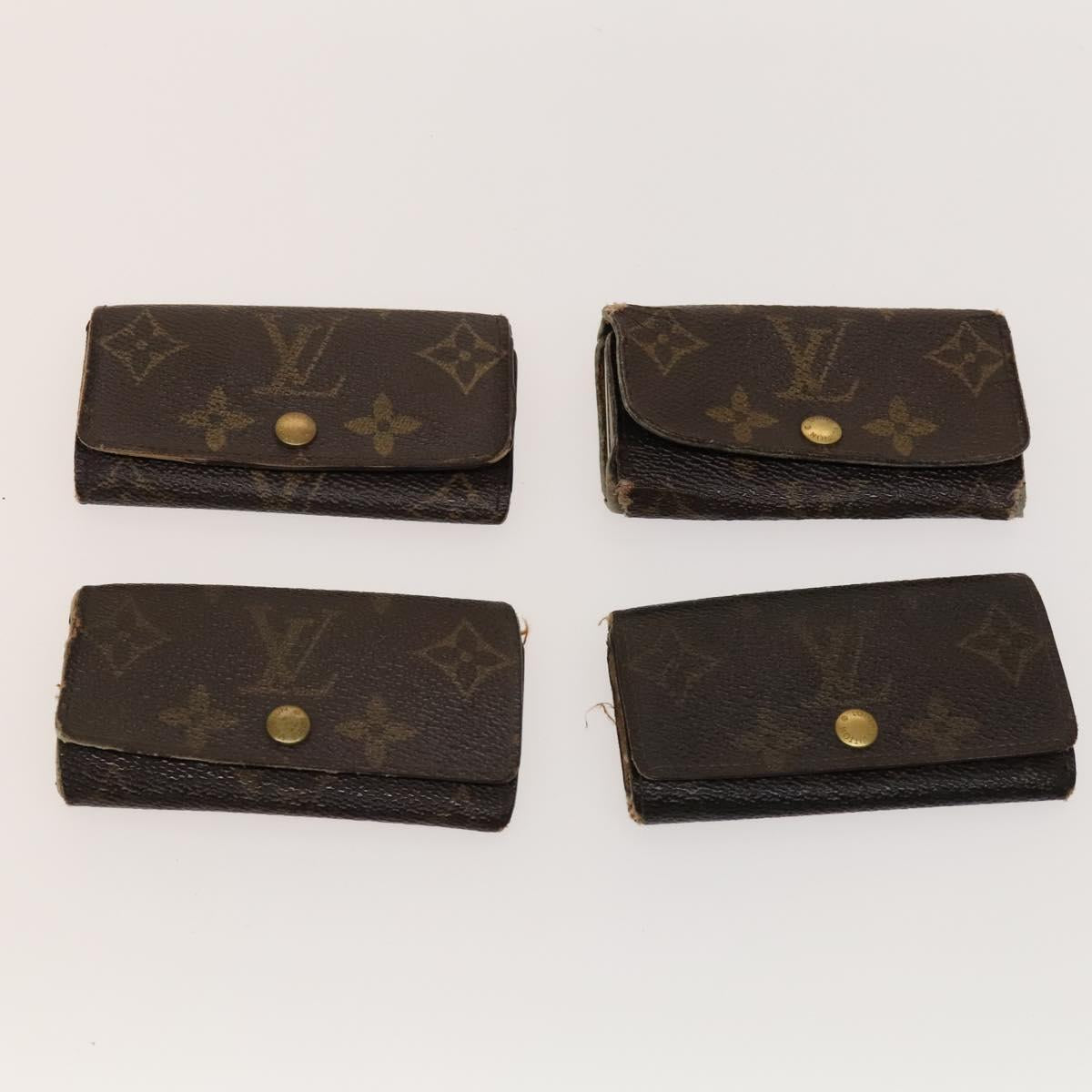 LOUIS VUITTON Monogram Key Case 10set LV Auth CB069