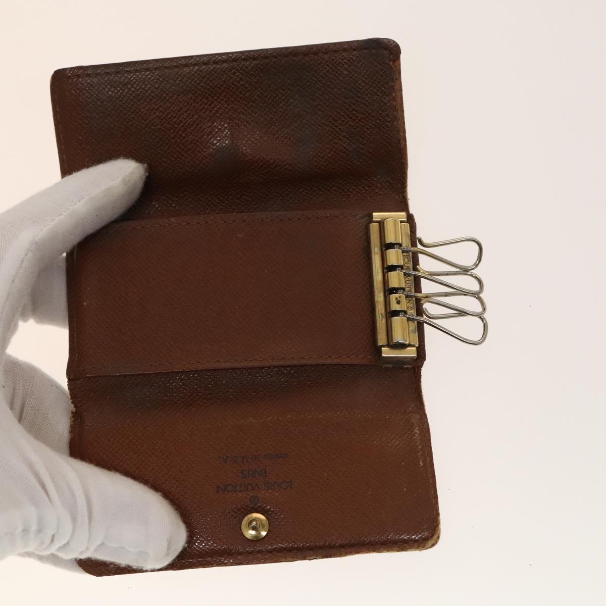 LOUIS VUITTON Monogram Key Case 10set LV Auth CB069