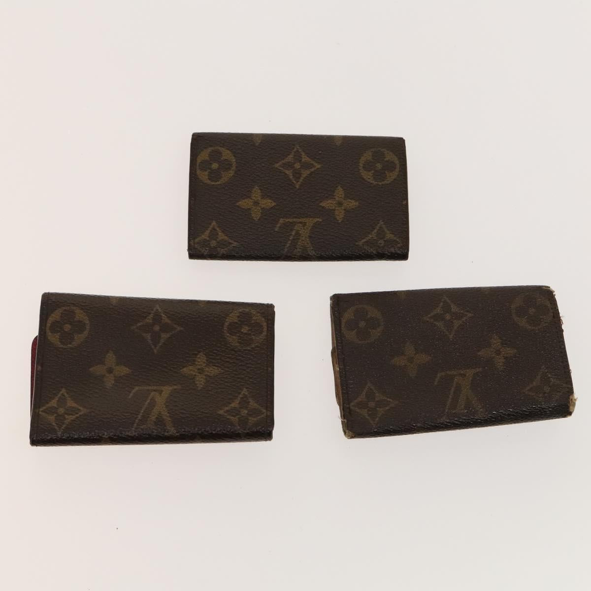 LOUIS VUITTON Monogram Key Case 10set LV Auth CB075