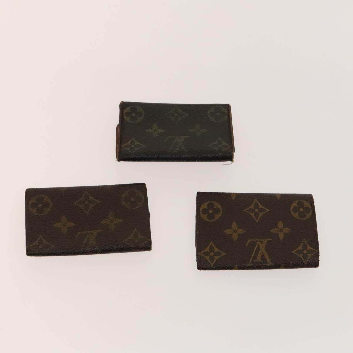 LOUIS VUITTON Monogram Key Case 10set LV Auth CB075