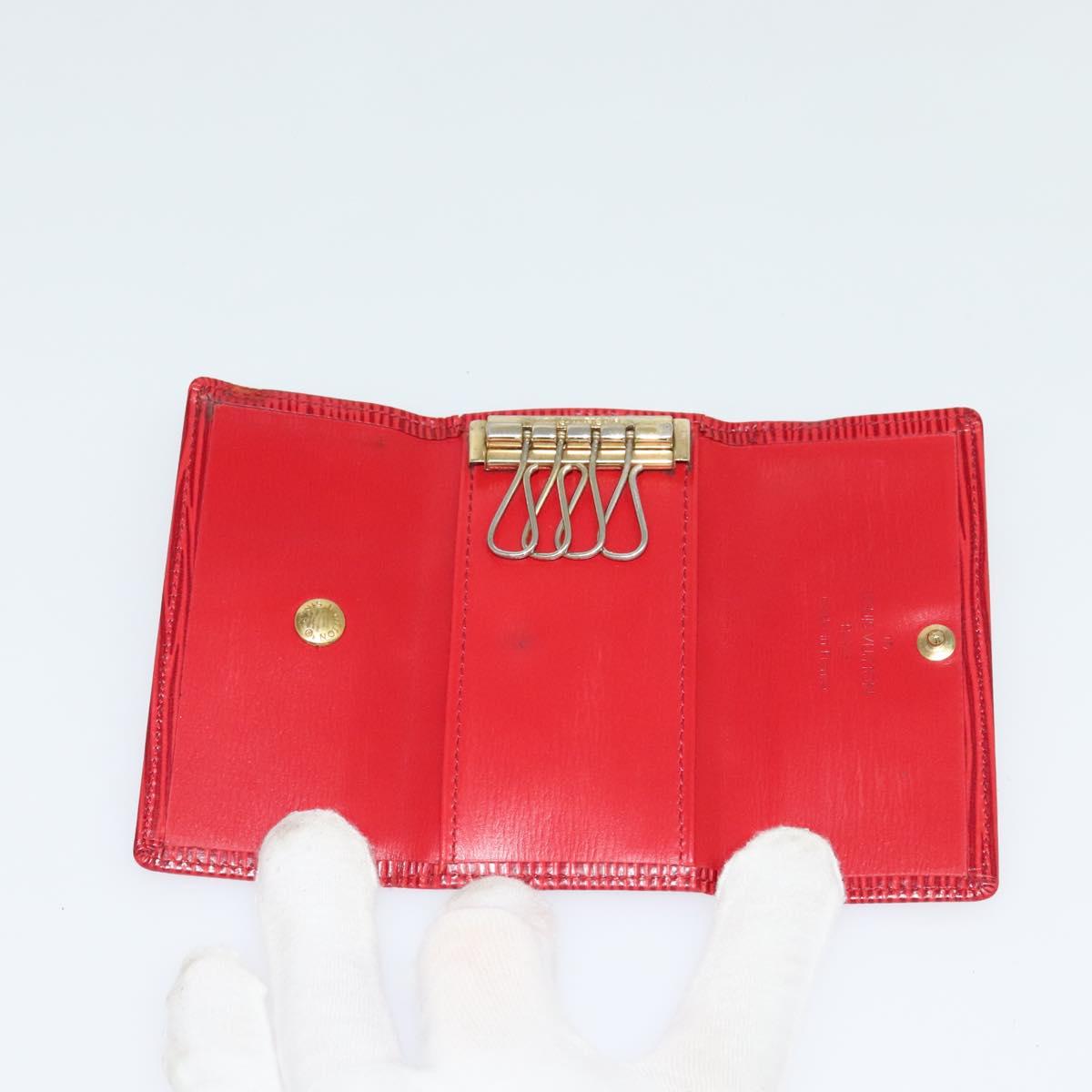 LOUIS VUITTON Epi Key Case 10set Yellow Red blue LV Auth CB080
