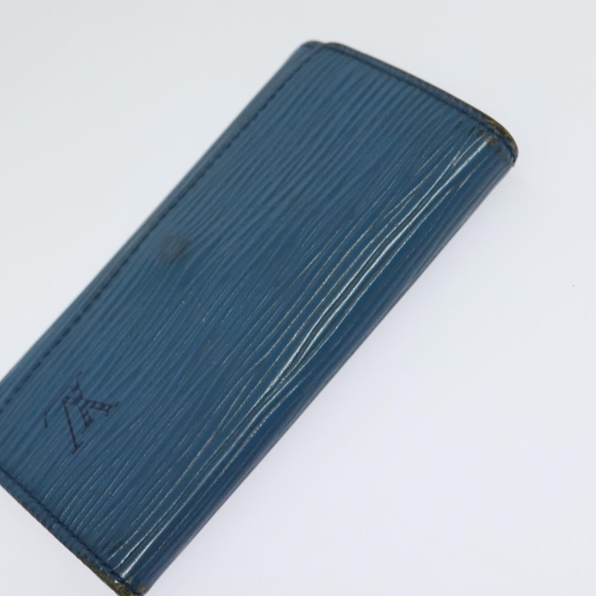 LOUIS VUITTON Epi Key Case 10set Yellow Red blue LV Auth CB080