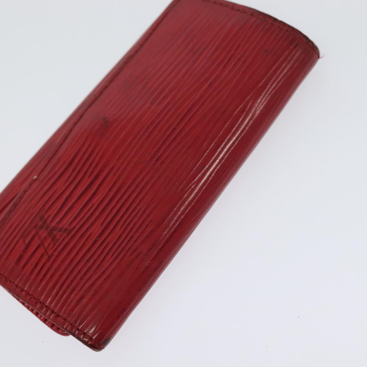 LOUIS VUITTON Epi Key Case 10set Yellow Red blue LV Auth CB080