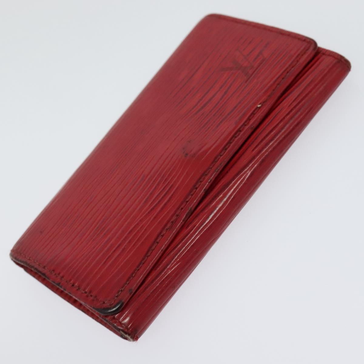 LOUIS VUITTON Epi Key Case 10set Yellow Red blue LV Auth CB080