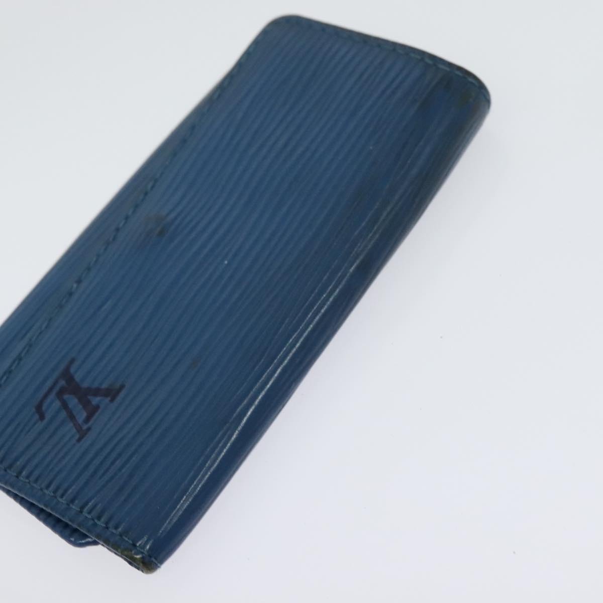 LOUIS VUITTON Epi Key Case 10set Yellow Red blue LV Auth CB080