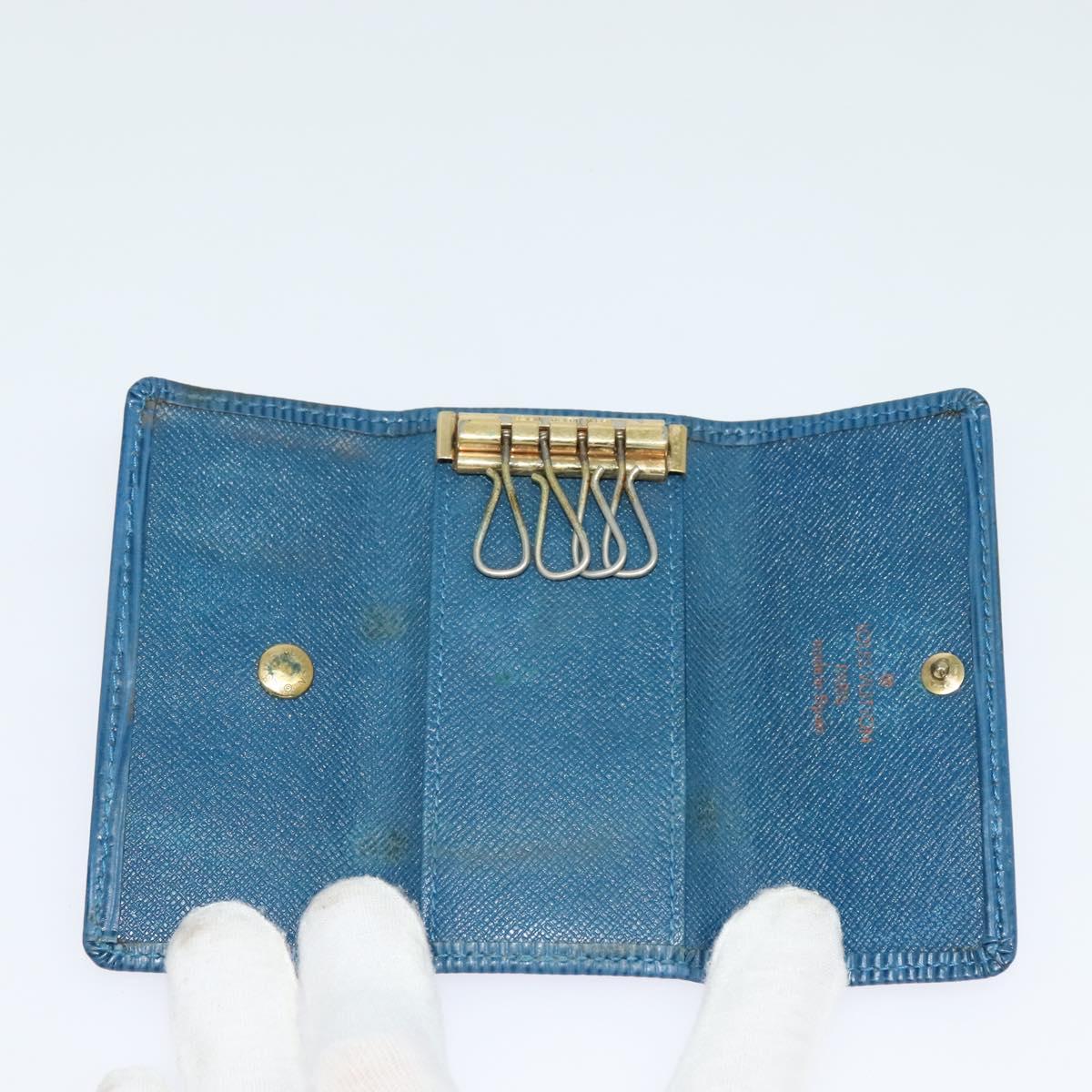 LOUIS VUITTON Epi Key Case 10set Yellow Red blue LV Auth CB080