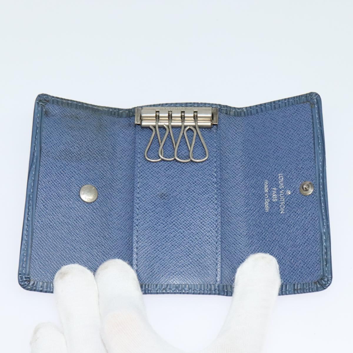 LOUIS VUITTON Epi Key Case 10set Yellow Red blue LV Auth CB080