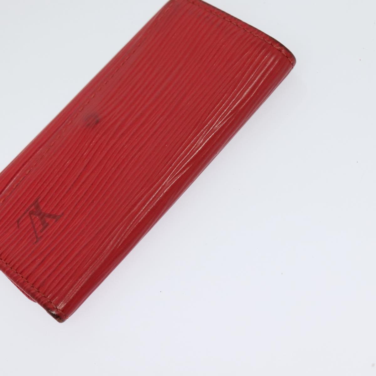 LOUIS VUITTON Epi Key Case 10set Yellow Red blue LV Auth CB080