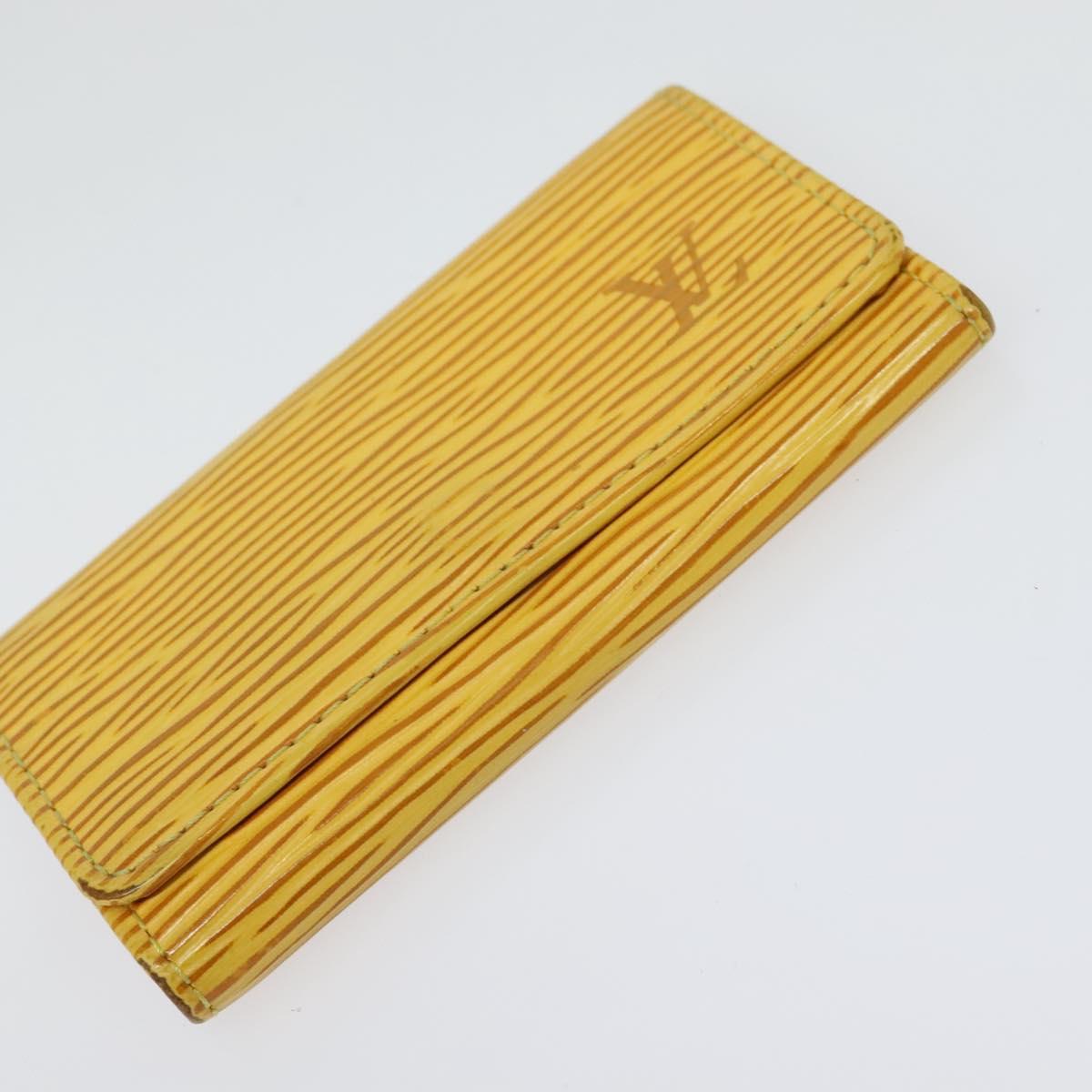 LOUIS VUITTON Epi Key Case 10set Yellow Red blue LV Auth CB080