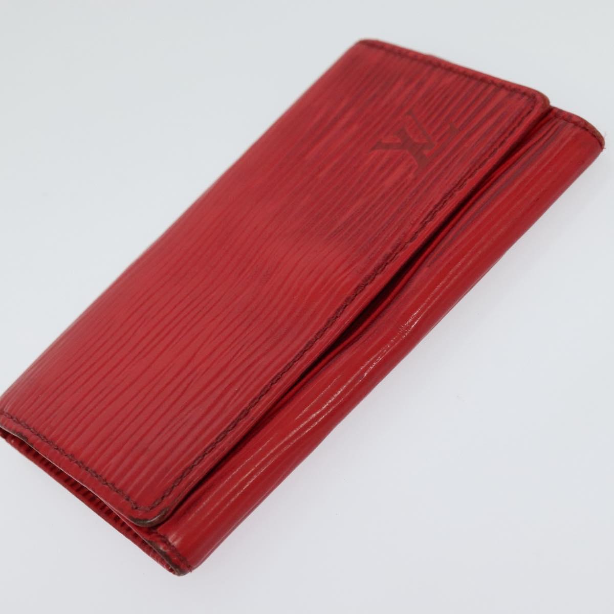 LOUIS VUITTON Epi Key Case 10set Yellow Red blue LV Auth CB080