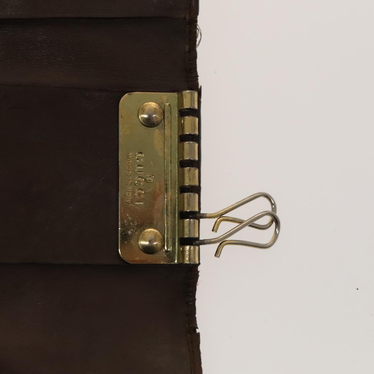 GUCCI GG Canvas Key Case 10set Beige Auth CB082