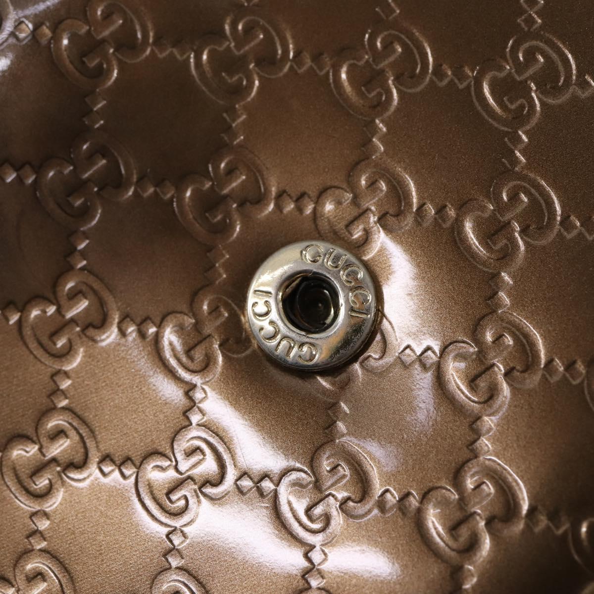 GUCCI GG Canvas Micro GG Guccissima Wallet Leather PVC 10set Black Auth CB109