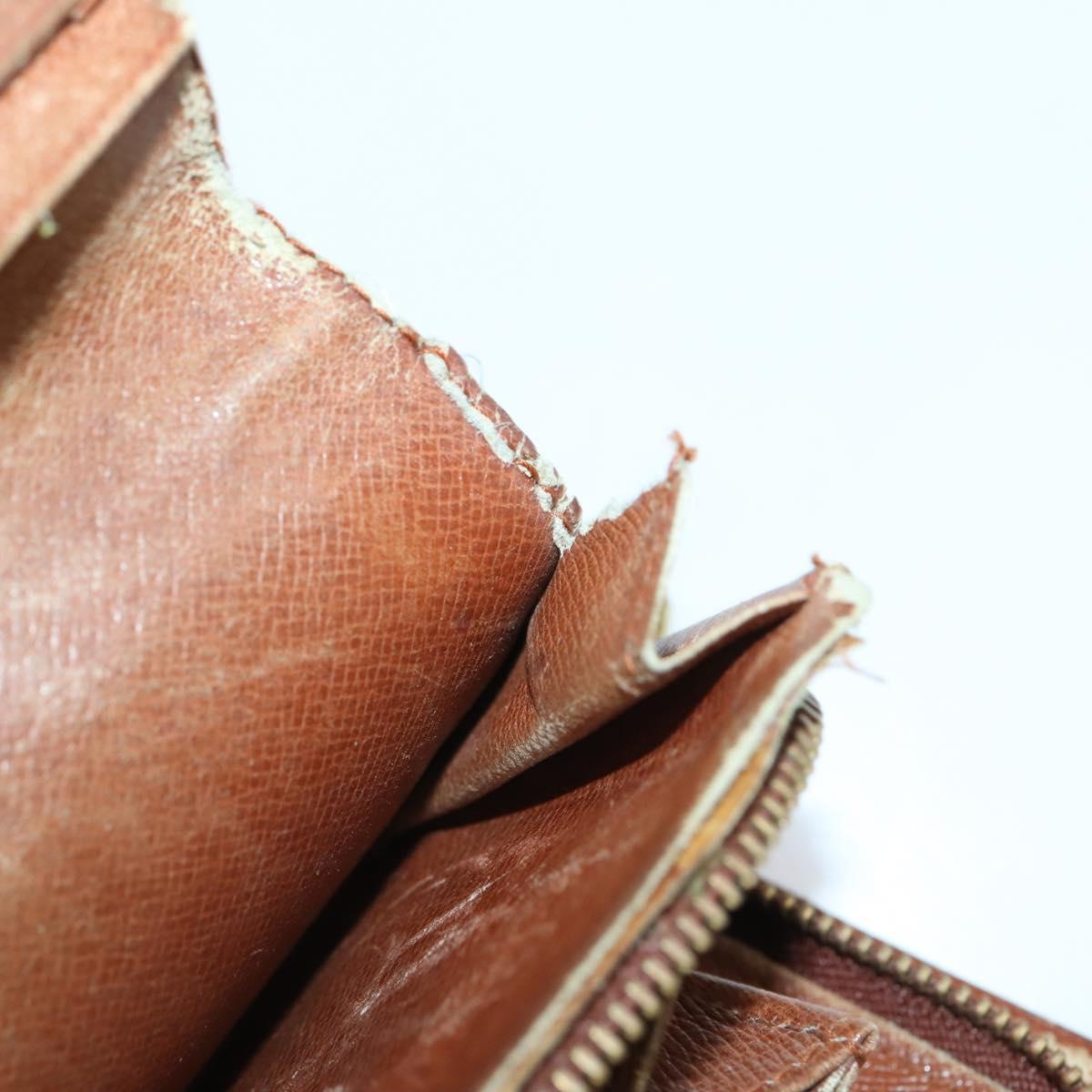 LOUIS VUITTON Monogram Empreinte Wallet 10 Set Red LV Auth CB123