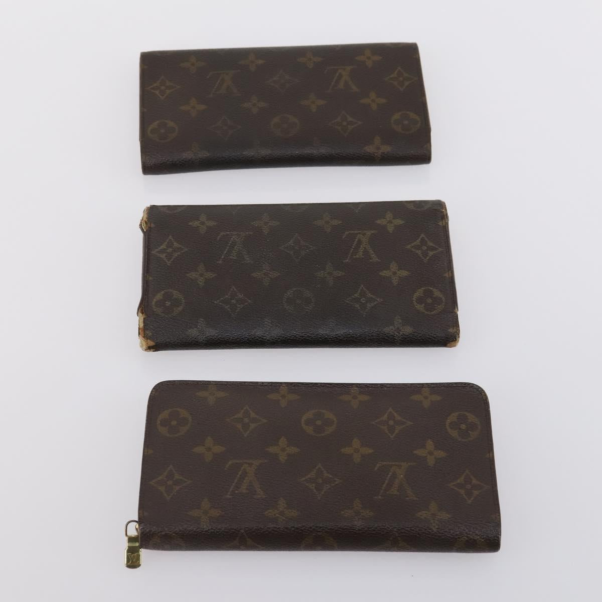 LOUIS VUITTON Monogram Wallet 10 Set LV Auth CB126
