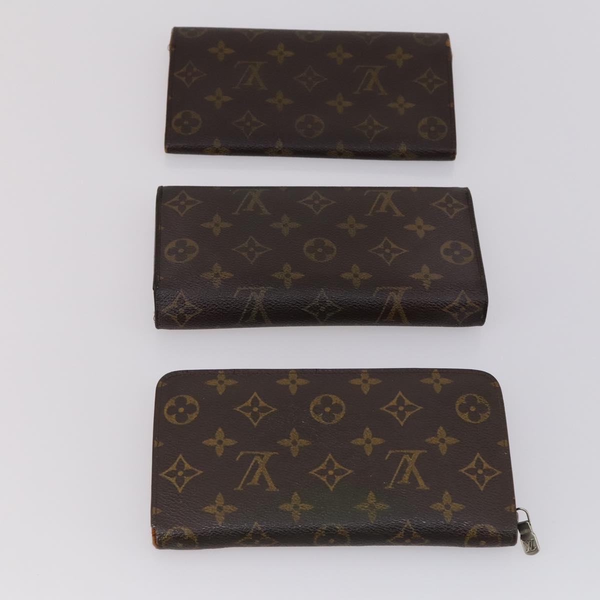LOUIS VUITTON Monogram Wallet 10 Set LV Auth CB127