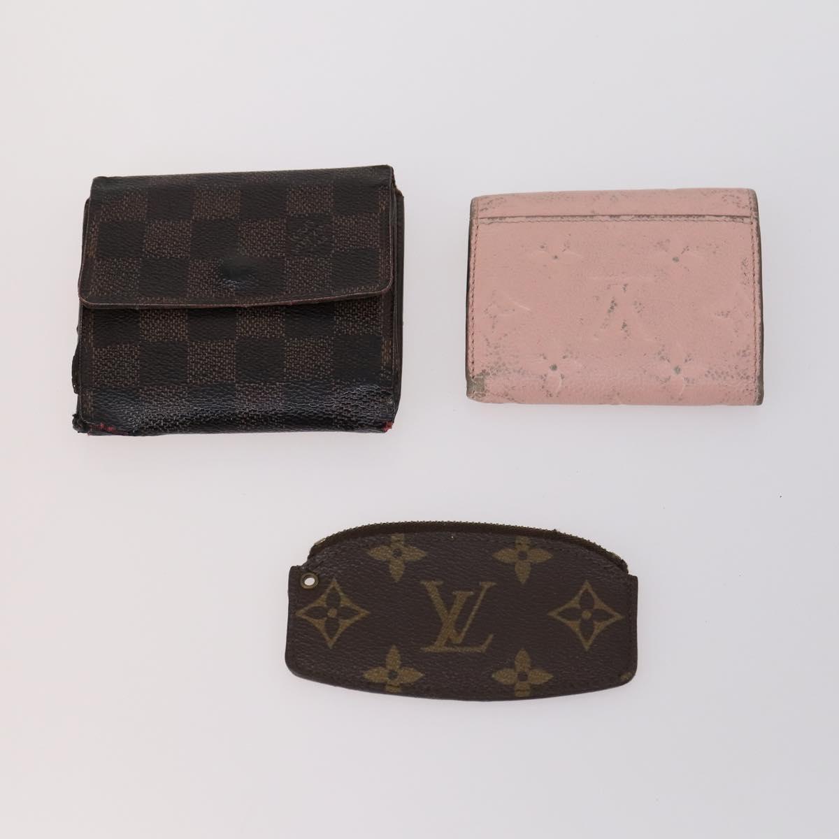 LOUIS VUITTON Monogram Monogram Eclipse Wallet Empreinte 10 Set LV Auth CB129