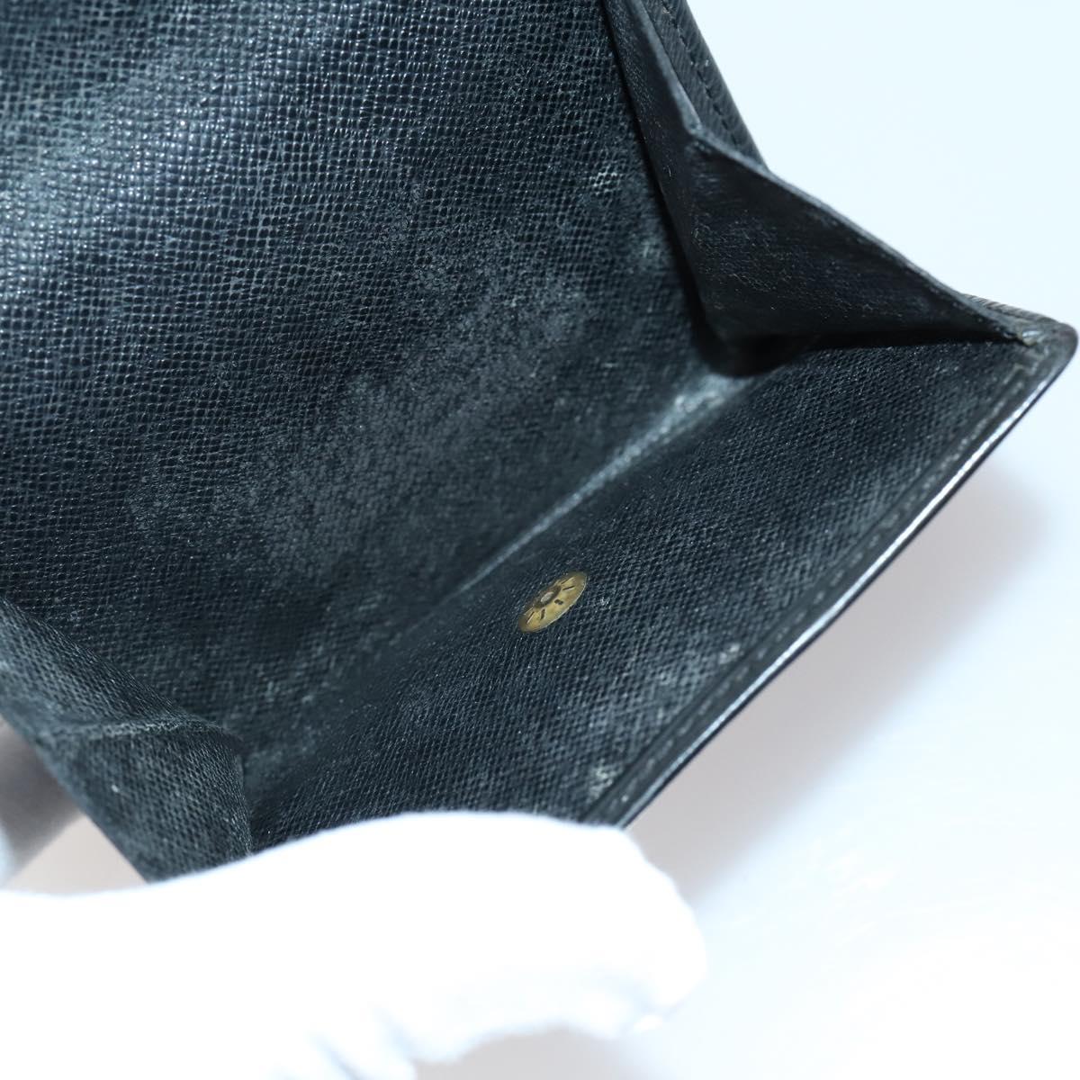 LOUIS VUITTON Monogram Epi Wallet 10 Set Black Red blue LV Auth CB130