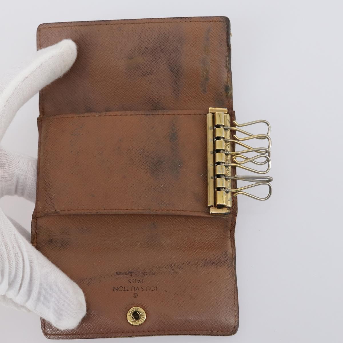 LOUIS VUITTON Monogram Key Case 10 Set LV Auth CB136