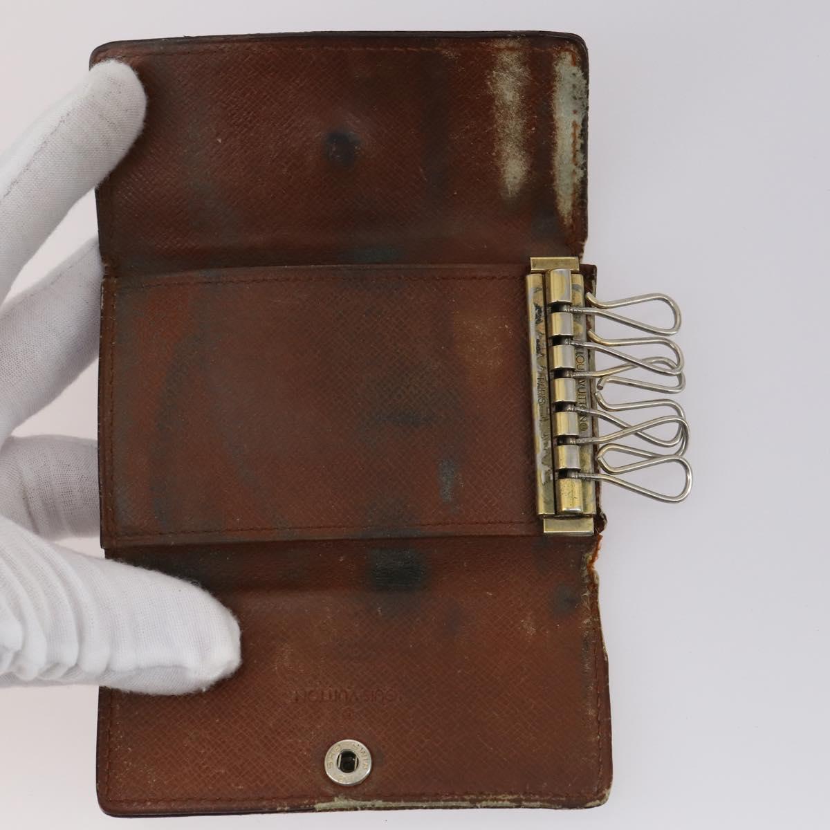 LOUIS VUITTON Monogram Key Case 10 Set LV Auth CB136