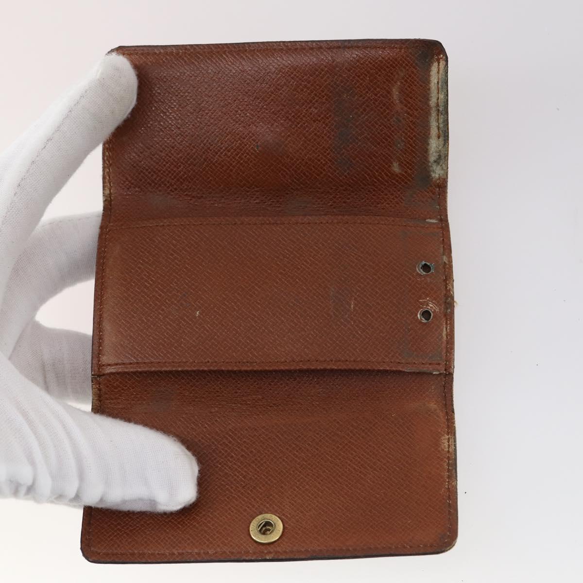 LOUIS VUITTON Monogram Key Case 10 Set LV Auth CB136