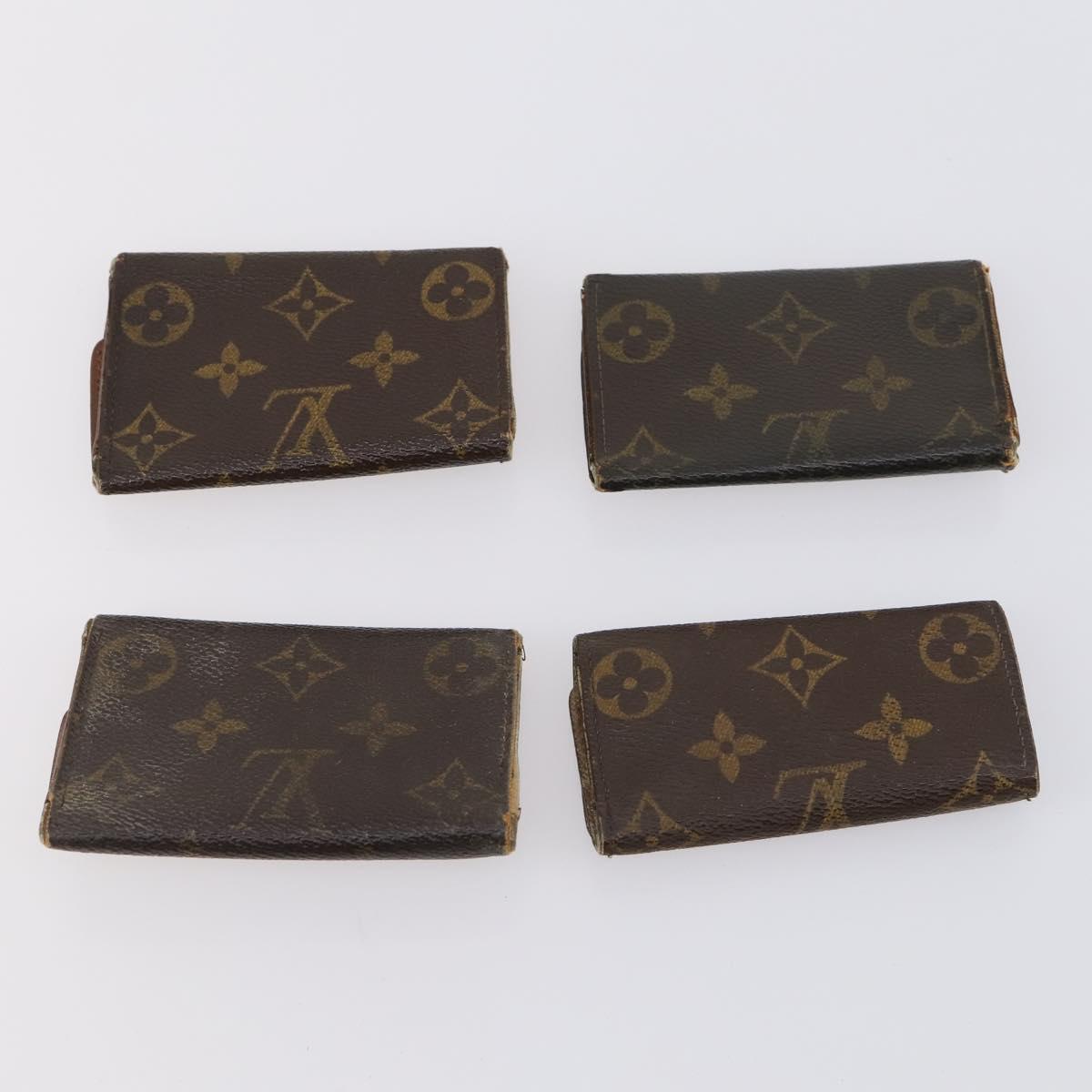 LOUIS VUITTON Monogram Key Case 10 Set LV Auth CB136