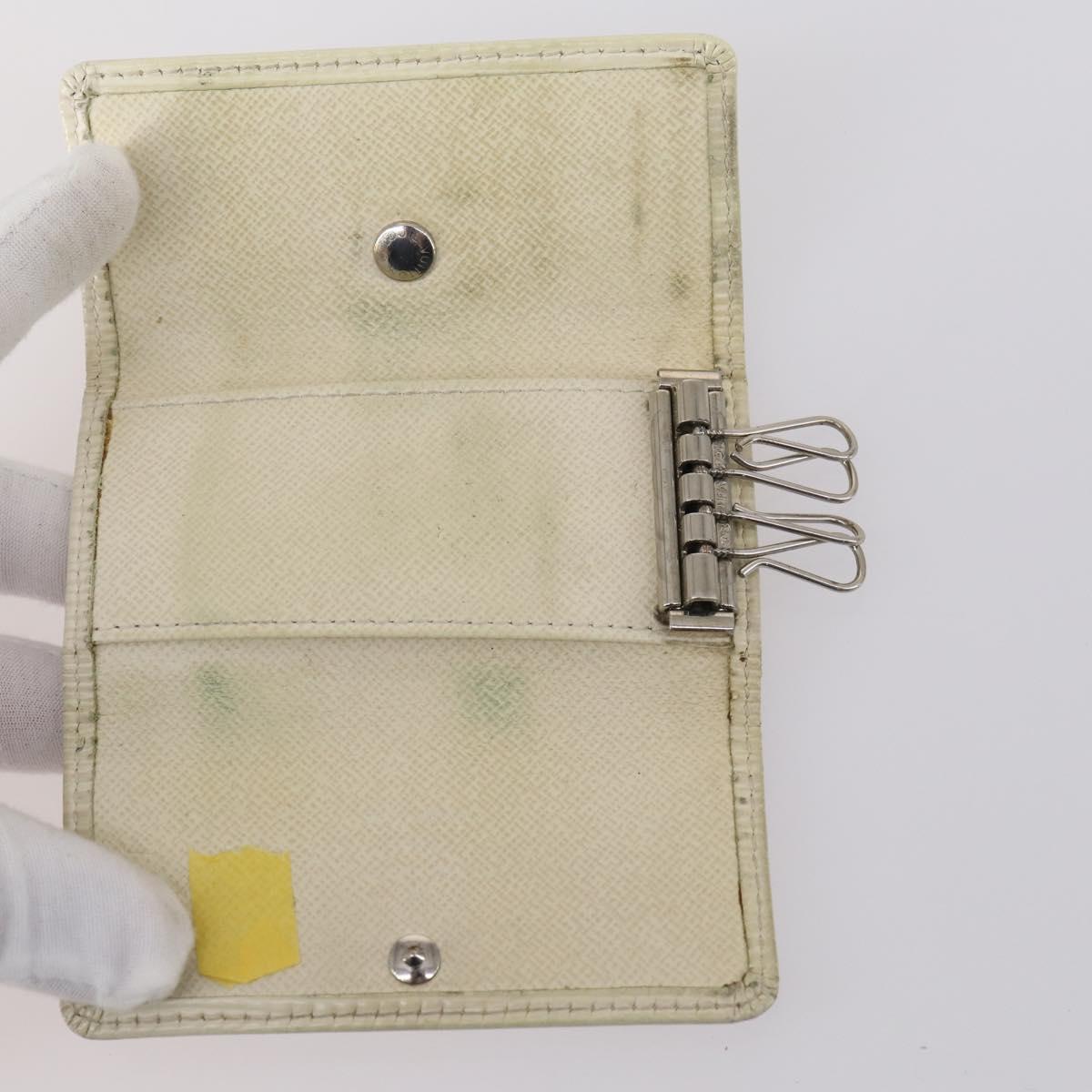 LOUIS VUITTON Monogram epi Key Case 10 Set Red Black LV Auth CB137