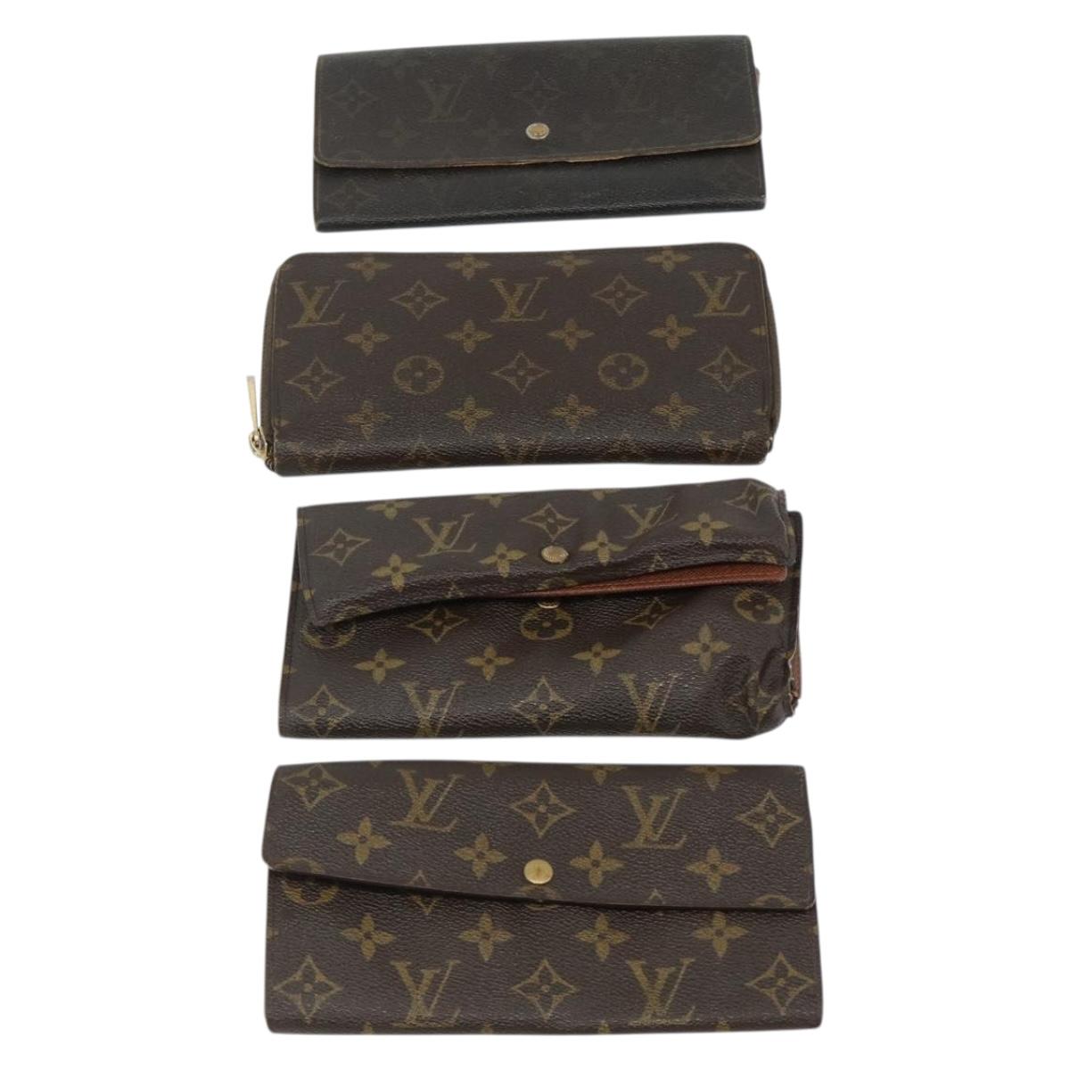 LOUIS VUITTON Monogram Wallet 10 Set LV Auth CB142