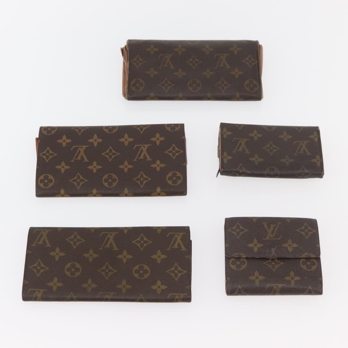 LOUIS VUITTON Monogram Wallet 10 Set LV Auth CB143