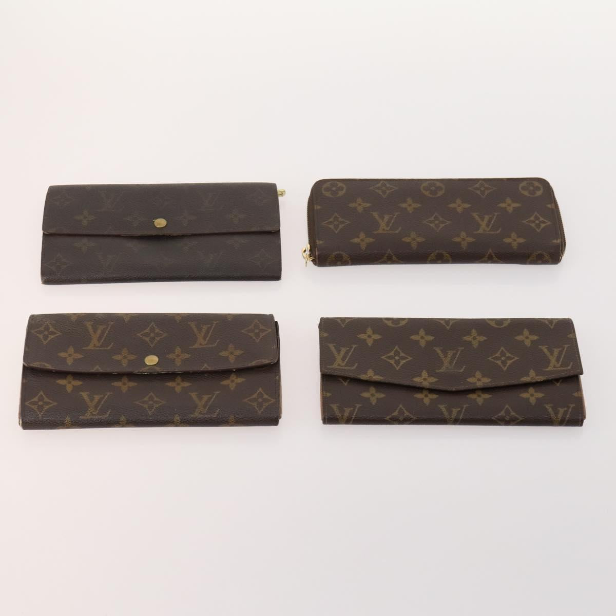 LOUIS VUITTON Monogram Wallet 10 Set LV Auth CB146