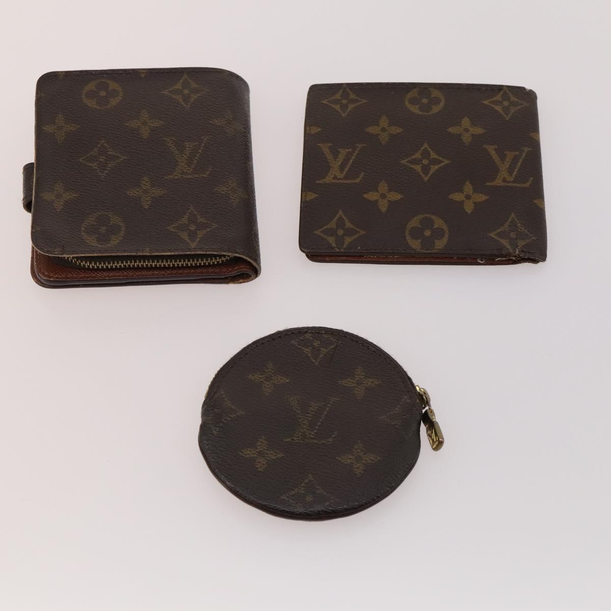 LOUIS VUITTON Monogram Wallet 10 Set LV Auth CB146