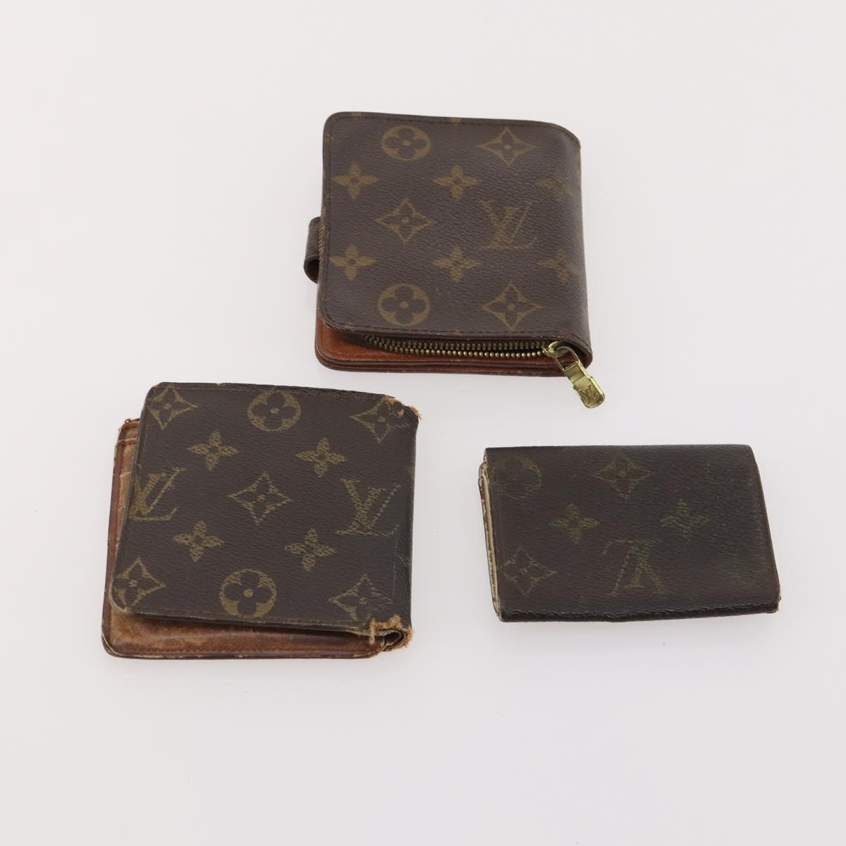 LOUIS VUITTON Monogram Wallet 10 Set LV Auth CB149