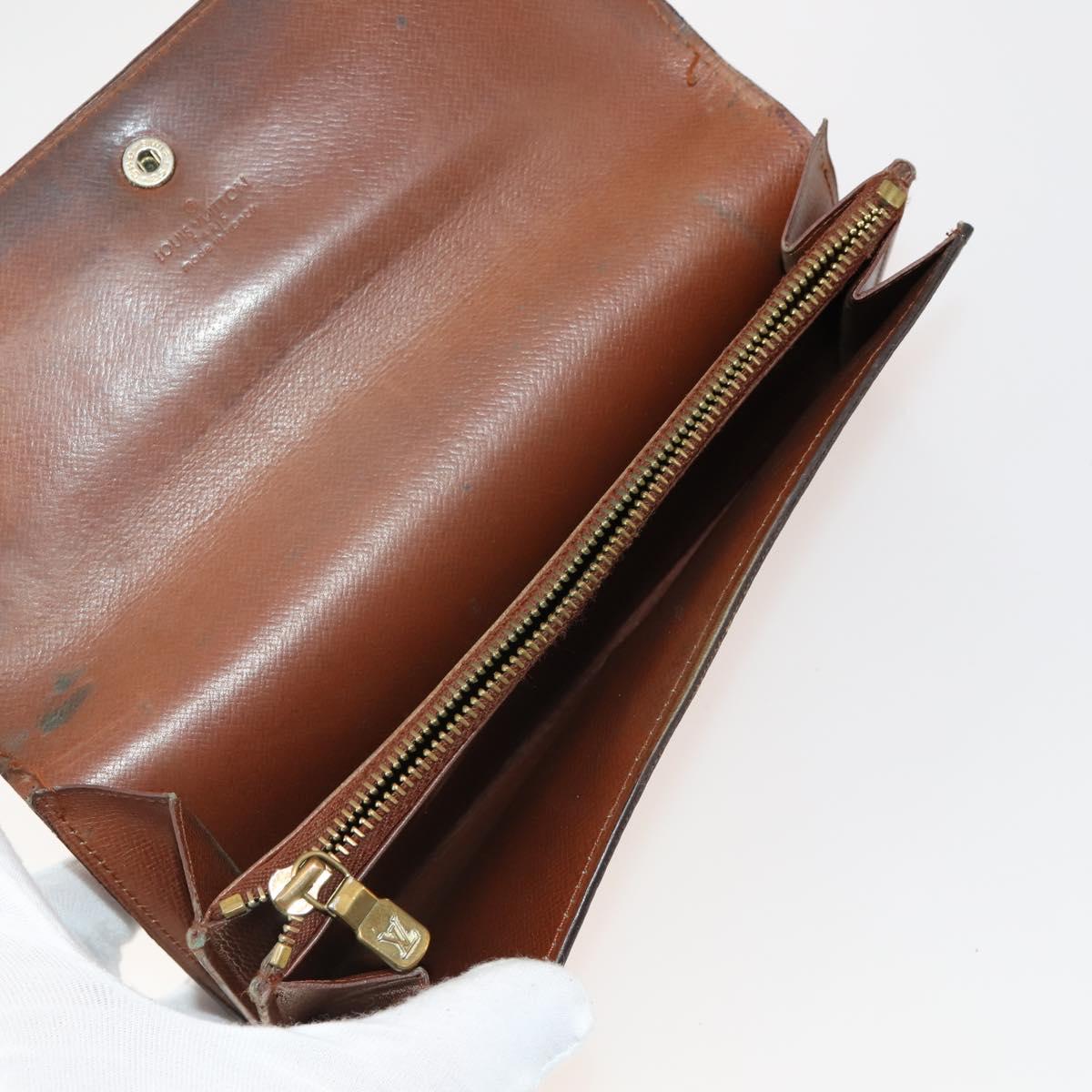 LOUIS VUITTON Monogram Wallet 10 Set LV Auth CB151