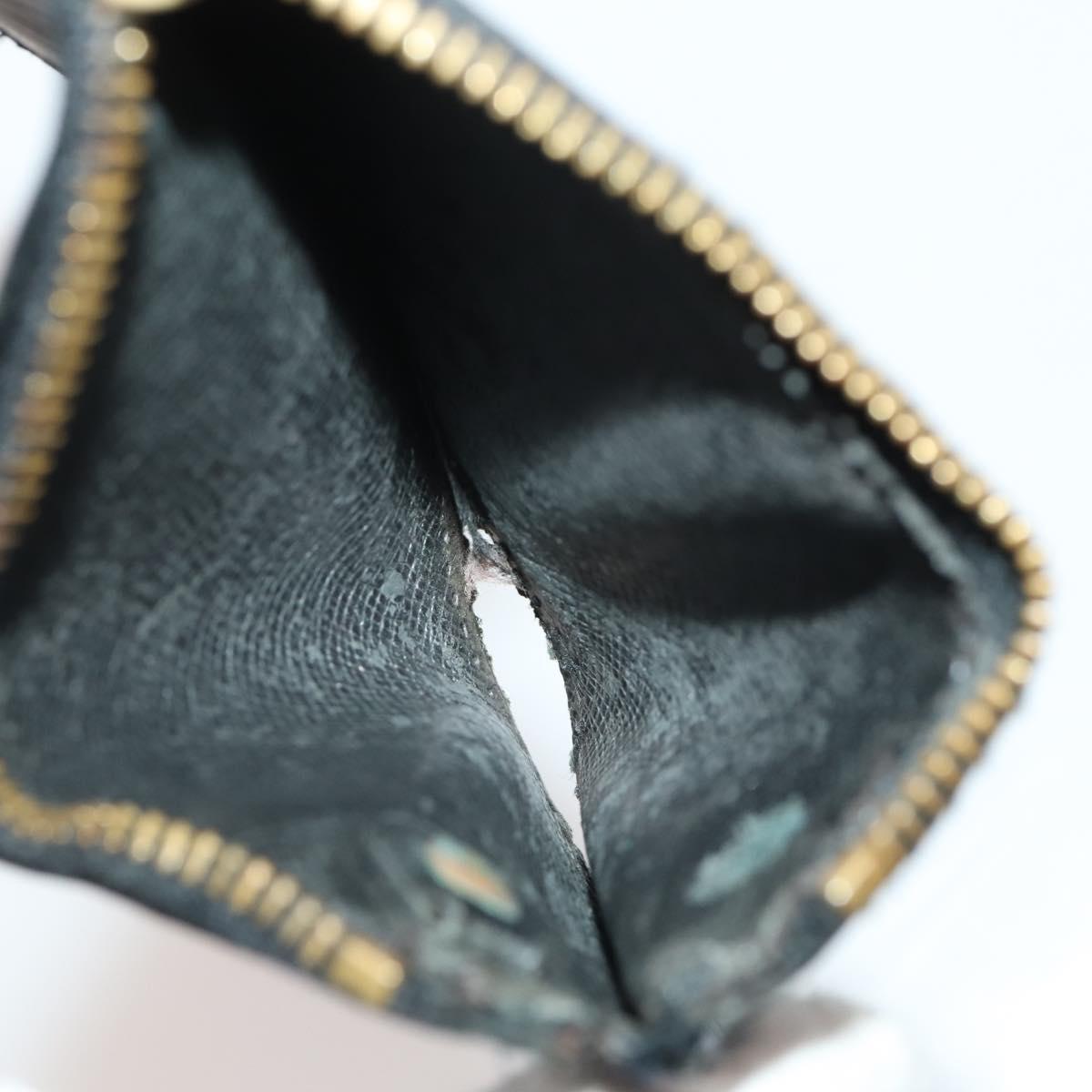 LOUIS VUITTON Epi Wallet 10 Set Black Red blue LV Auth CB154