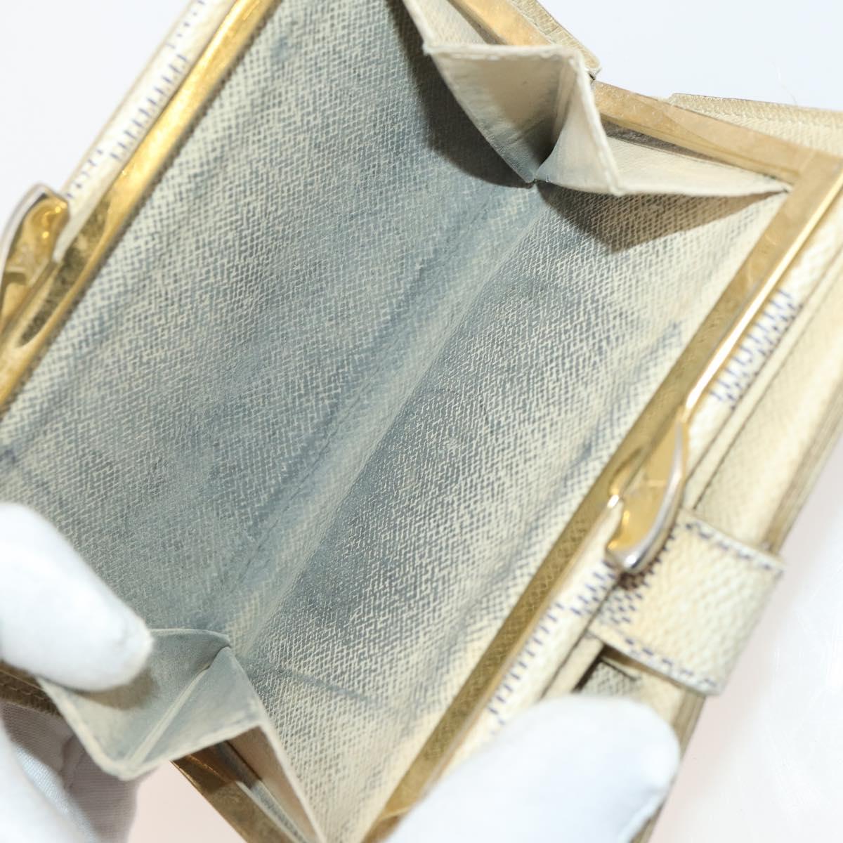 LOUIS VUITTON Damier Ebene Azur Graffit Wallet 10 Set LV Auth CB155
