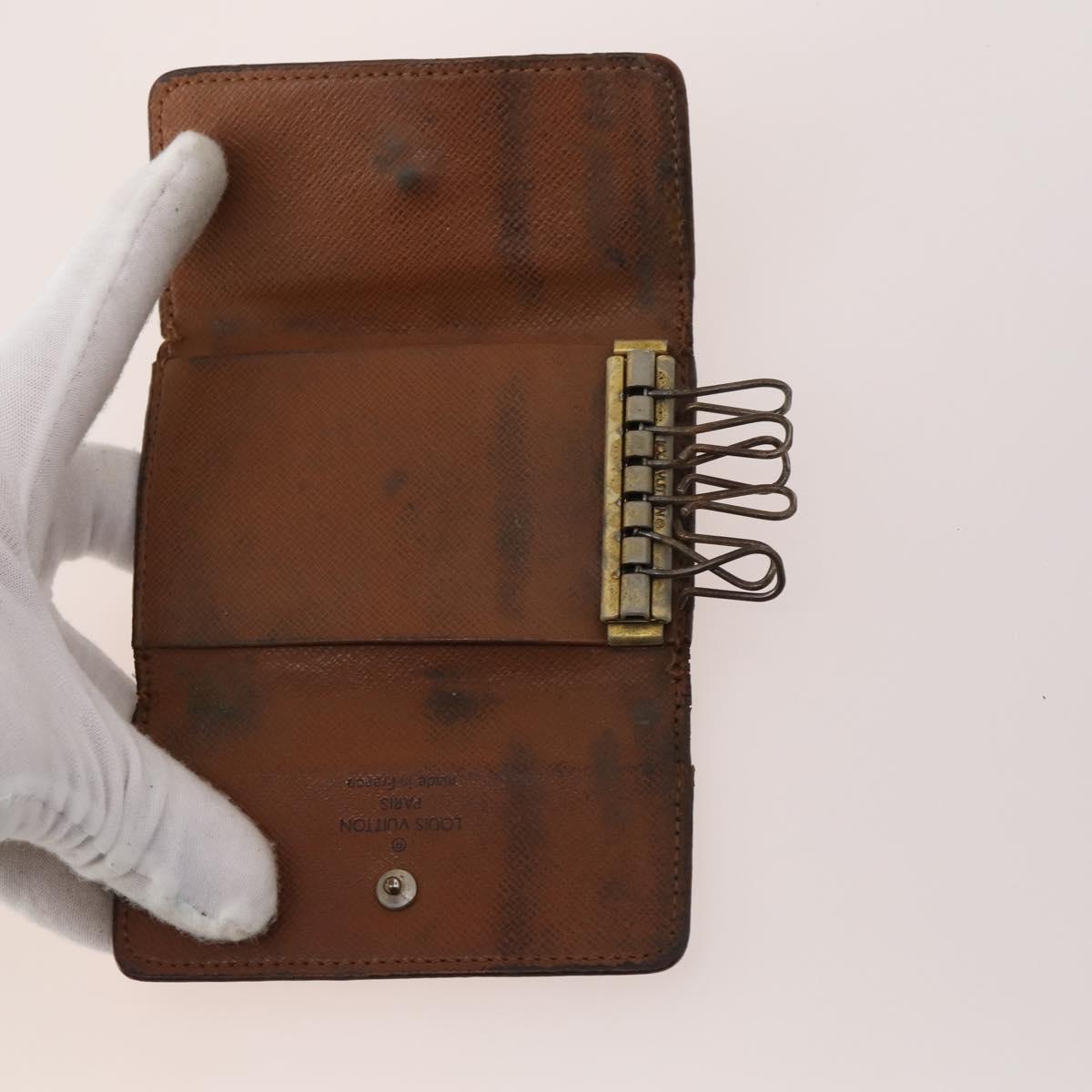 LOUIS VUITTON Monogram Key Case 10 Set LV Auth CB161