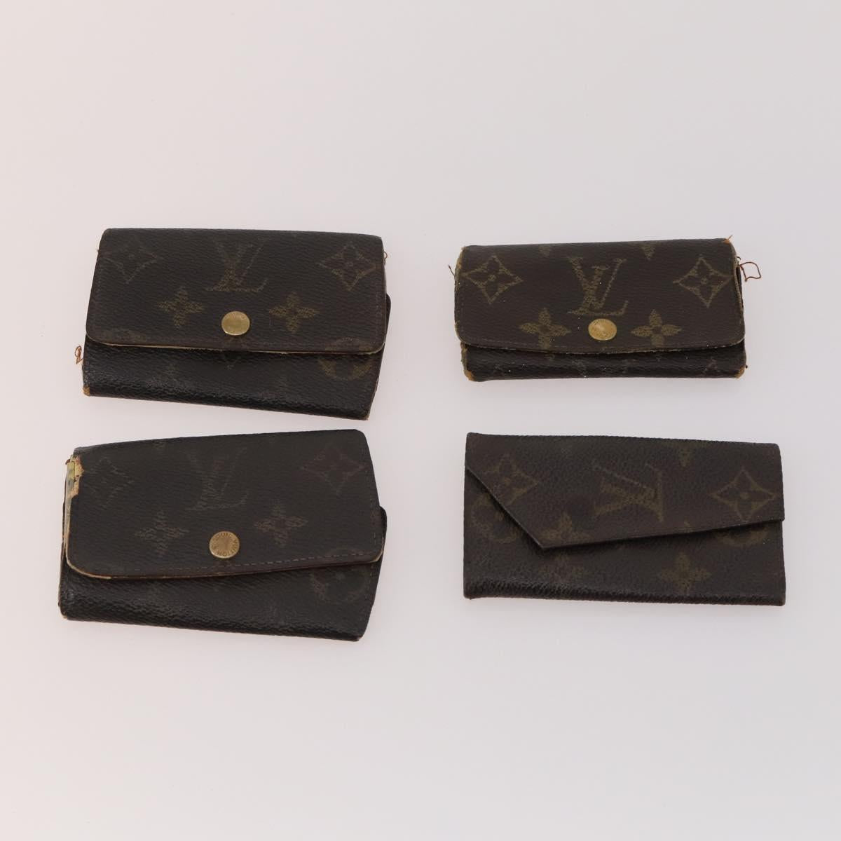 LOUIS VUITTON Monogram Key Case 10 Set LV Auth CB162