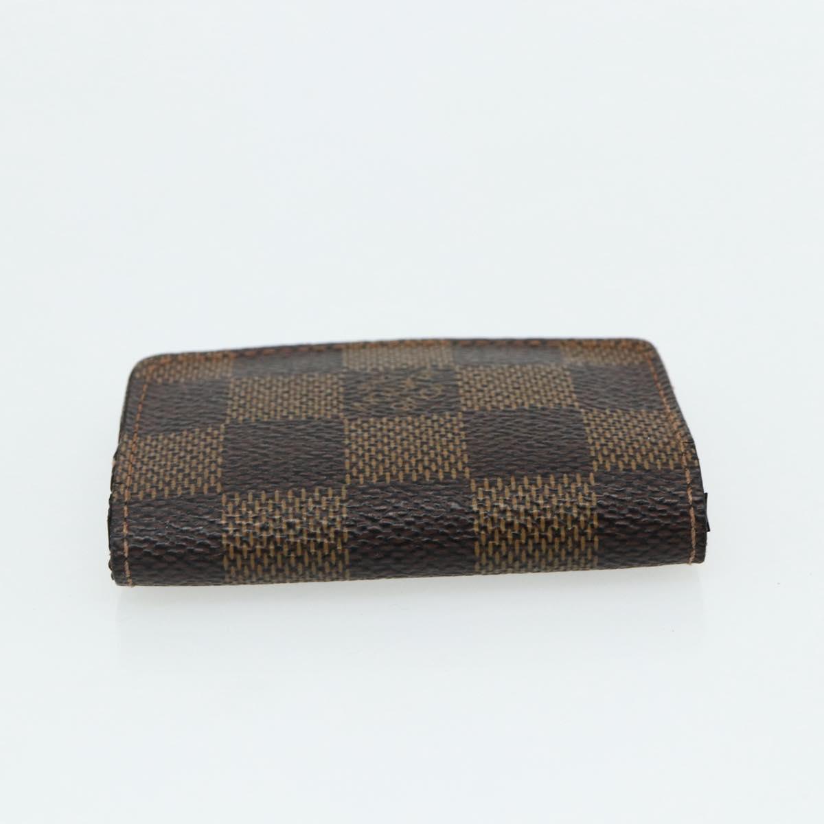 LOUIS VUITTON Damier Ebene Taiga Cuff Case 3 Set LV Auth CB169